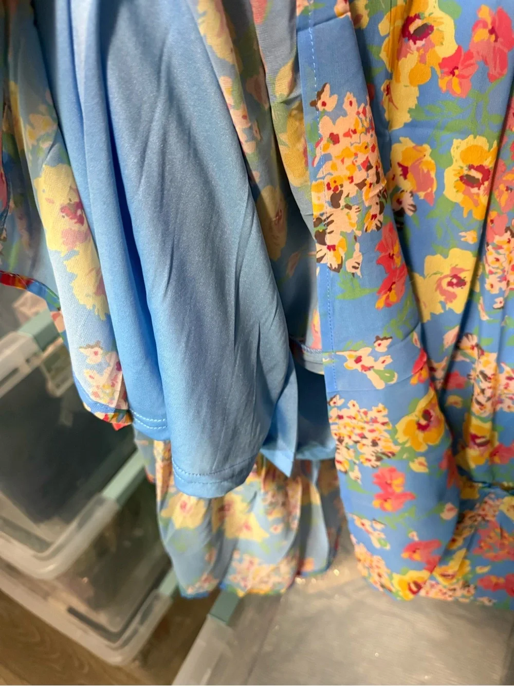 Umgee Floral Cottagecore Midi Dress Medium - Picture 4 of 4